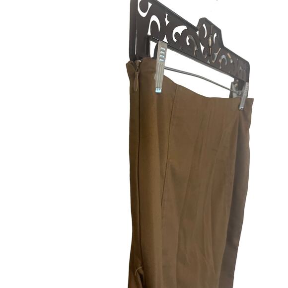 Carter Humphrey Women's Size 2 Brown Button Academia Mini Skirt - Picture 5 of 9